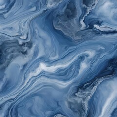 Fototapeta premium Blue Marble Texture Background - Perfect for Minimalistic Interiors, Luxury Design, and Elegant Decor