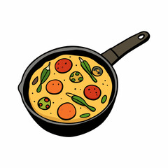 Italian Frittata with Asparagus & Cherry Tomatoes