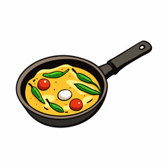 Italian Frittata with Asparagus & Cherry Tomatoes