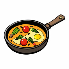 Italian Frittata with Asparagus & Cherry Tomatoes