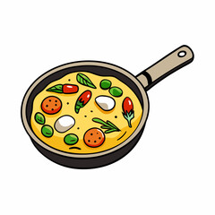 Italian Frittata with Asparagus & Cherry Tomatoes