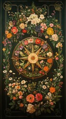 Medicine Wheel Healing Garden Native American Spirituality Religion Spiritual Symbol