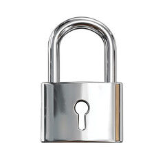Naklejka premium Padlock isolated.