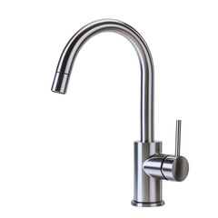 Stainless Steel Kitchen Faucet with Single Lever Handle
