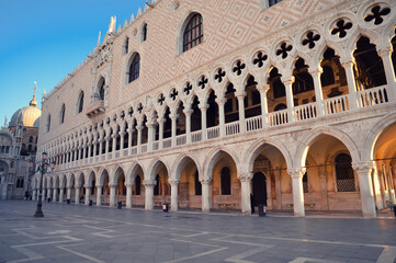 corridor of san marco plaza in venice