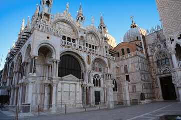 cathedral of san marco plaza in venice