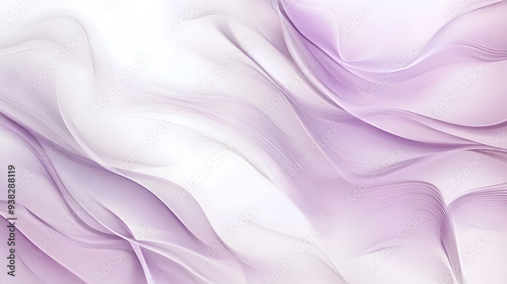 Poster elegant and minimalist gradient background with subtle wave patterns transitioning from light purple