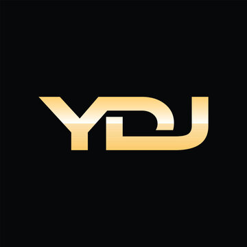 Letter YDJ Simple Geometric Business Creative Design Technology Logo