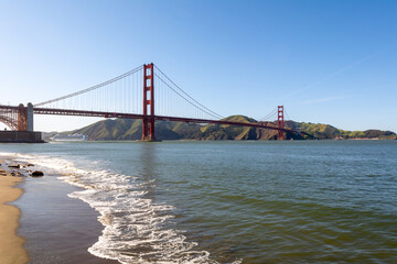 The Golden Gate Bridge in San Francisco, California, USA