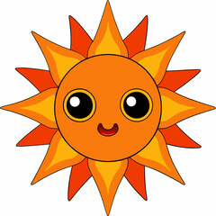 Solar Flare A Molten Being of Devastating Heat Art art vector illustration