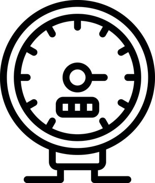 recommend clip art: Simple, round speedometer with a needle pointing to the right, indicating progress