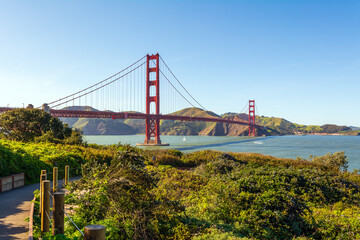 The Golden Gate Bridge in San Francisco, California, USA