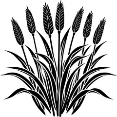 Reed  Art art vector illustration