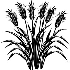 Reed  Art art vector illustration