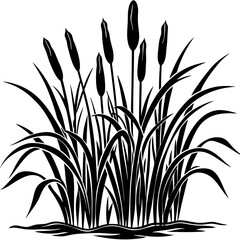 Reed  Art art vector illustration