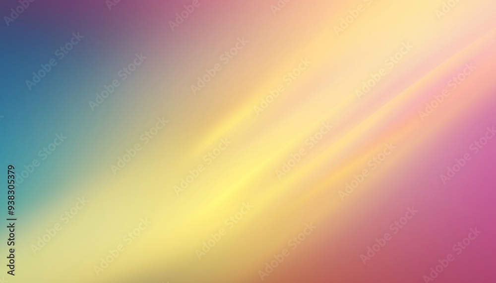 Wall mural Beautiful Gradient Background with Vibrant Soft Colors and Hues