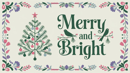 Obraz premium Christmas text design for T-shirts and apparel, holiday text design on plain white background for shirt, hoodie, sweatshirt, card, tag, mug, icon, logo