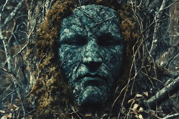 Green Man Forest Guardian Paganism Religion Spiritual Symbol