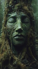 Green Man Forest Guardian Paganism Religion Spiritual Symbol