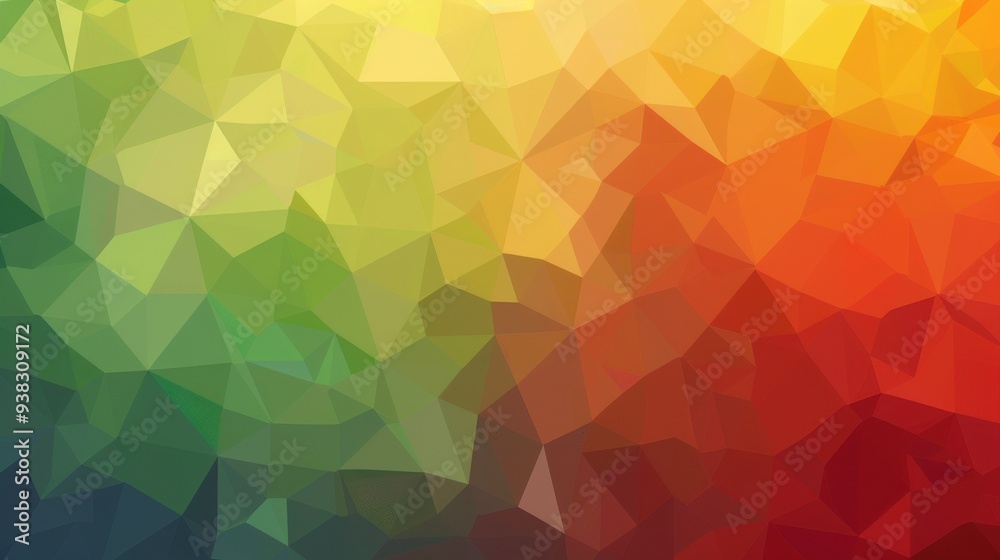 Sticker Abstract Geometric Gradient