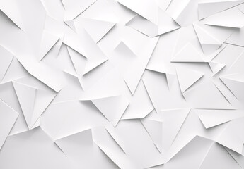 Fototapeta premium A beautiful white background with many triangles