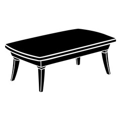 Coffee Table Vector art illustration