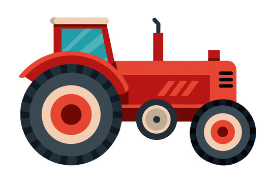 recommend clip art:  Tractor unique and masterpiece vector art illustration