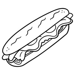 hot dog with ketchup