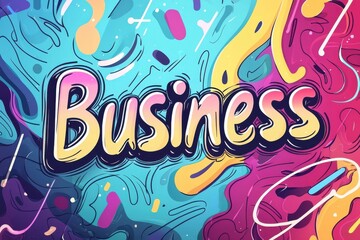 Colorful Business Illustration.