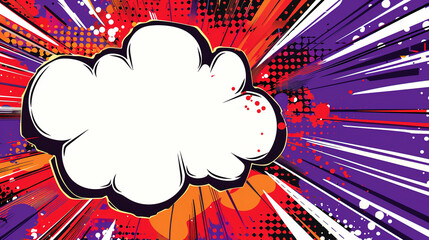 pop art style comic bubbles dots. Comics art wallpaper. colorful pop art comic