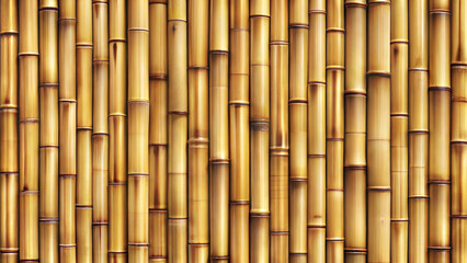 Naklejka premium Seamless Bamboo Texture in Realistic Patterns for Natural Design