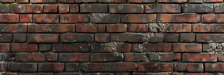 Seamless brickwork concrete background with realistic texture shading, ideal for platformer game