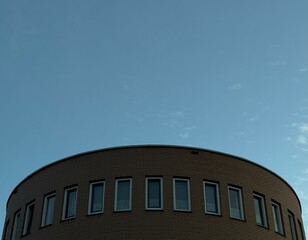office building with sky
