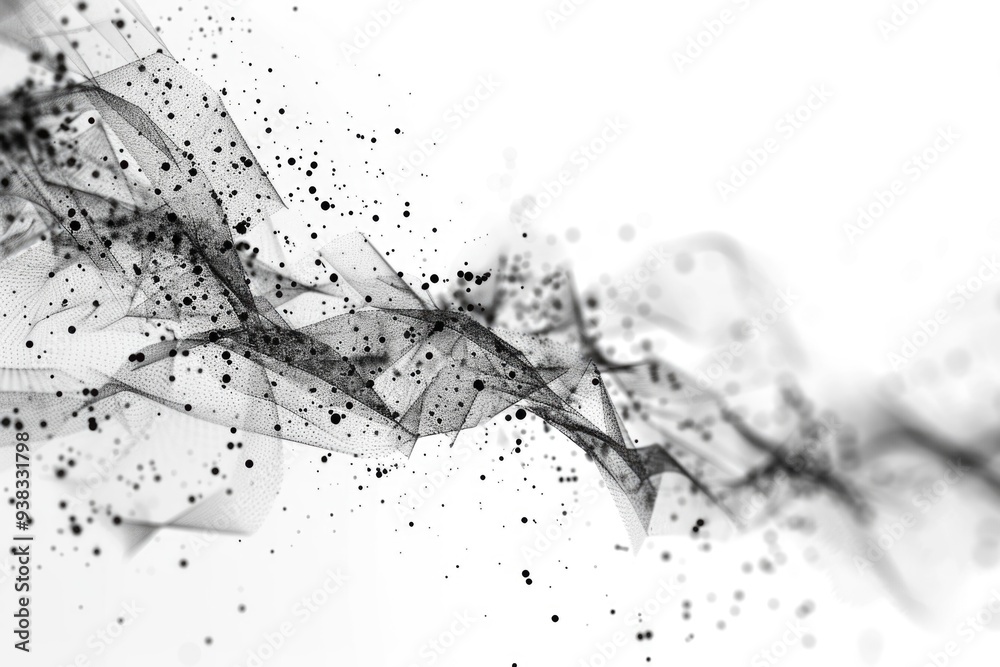 Poster a minimalist design featuring a plain black and white background, suitable for various uses includin