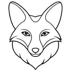 fox head vector