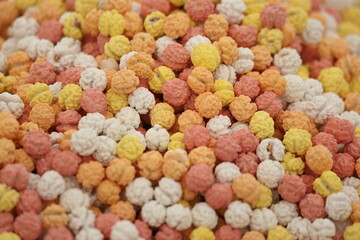 traditional turkish sugar coated chickpeas