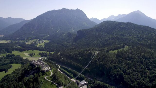 Ehrenberg and Highline179 suspension bridge