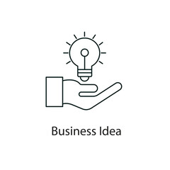 Business Idea Icon. Vector Icon Design