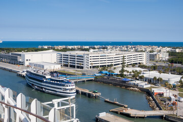 The port is located at Port Canaveral in Florida has the busiest cruise terminals in the world.