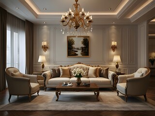 Luxury modern living room