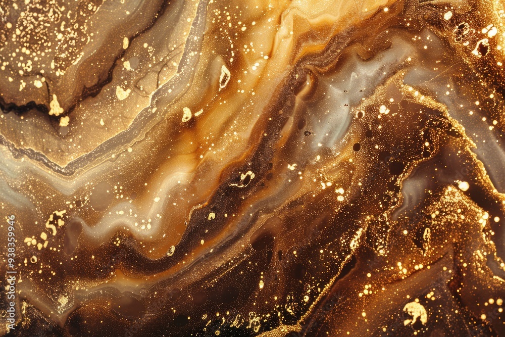 Poster close-up shot of a marble surface with visible gold flecks