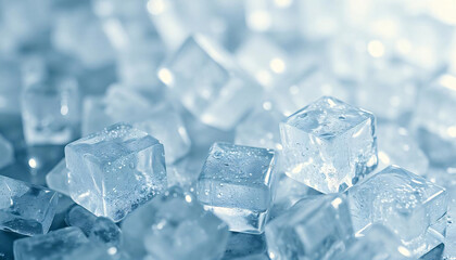 ice cubes background