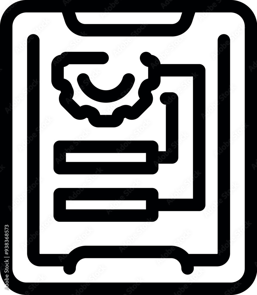 Poster electronic document management system showing data processing