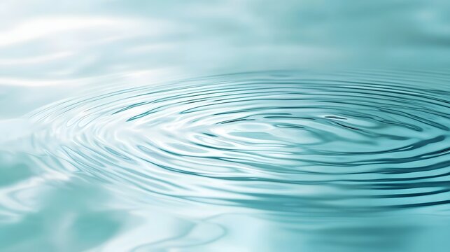 A serene close-up of rippling water creating gentle waves against a soft, blurred background. 