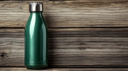 Eco-friendly and sustainable bamboo water bottle with a sleek design, ideal for reducing plastic waste and promoting a greener lifestyle