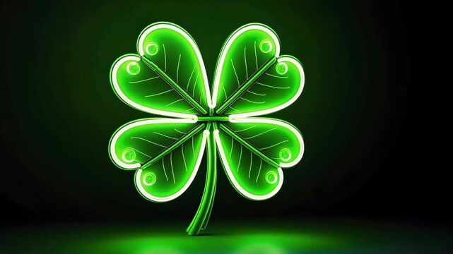 Green background for st Patricks day with lot of clover shamrock