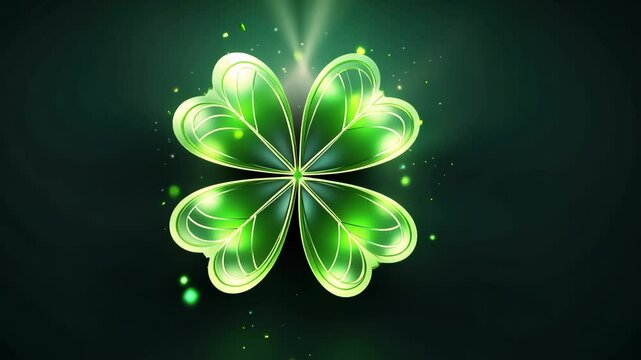 Green background for st Patricks day with lot of clover shamrock