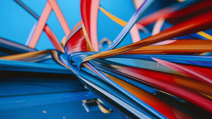 close up of colorful clips