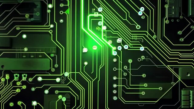 Electronic circuits, blue neon light, Software and Web Developer Programming Code, Binary Abstract Computer Script, Program Developing digital background.