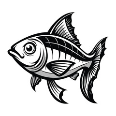 Fototapeta premium vector beautiful fish illustration design